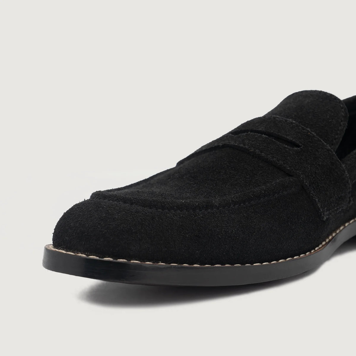 Authentic Goatskin Suede Grain Depth & Pull-Up Patina Texture Detail