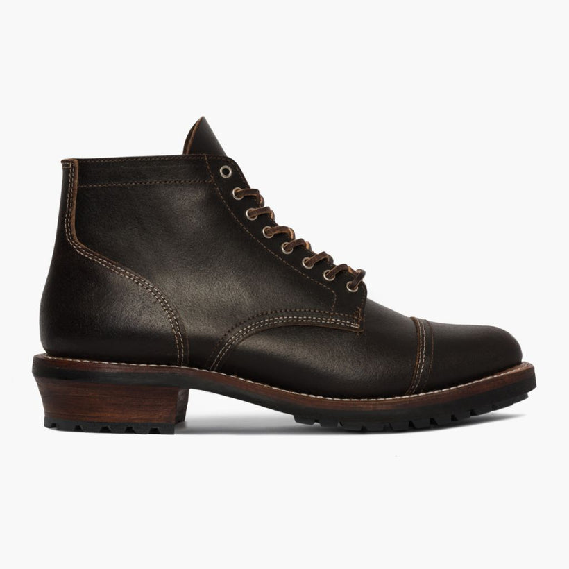 Vanguard Waxed Cacao Leather Boots