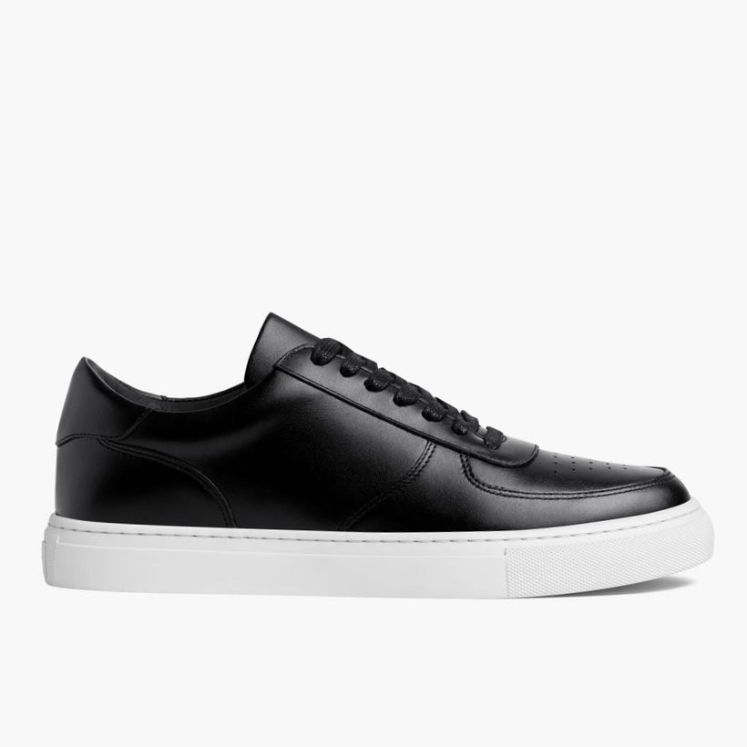 Court Black Leather Sneakers