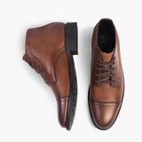 Authentic Full-Grain Leather Grain Depth & Pull-Up Patina Texture Detail