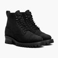 Challenger Black Matte Leather Boots