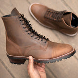 Styled On-Foot Perspective Demonstrating Ankle Fit & Silhouette on Model