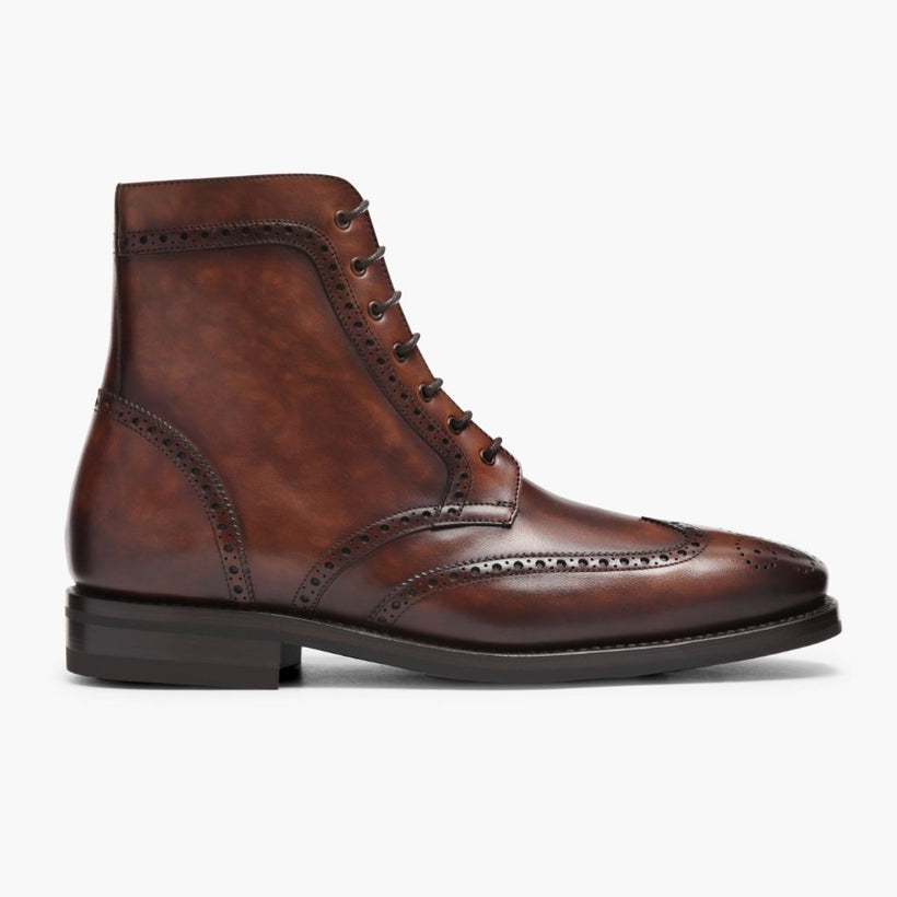 Wingtip Color #77 Leather Boots