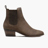 Dreamer Bootie Tobacco Leather Boots in Classic Full-Grain Leather - Lateral Side Profile View | Buy Online