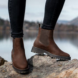 Cushioned Leather Insole & Ergonomic Arch Support Construction Detail