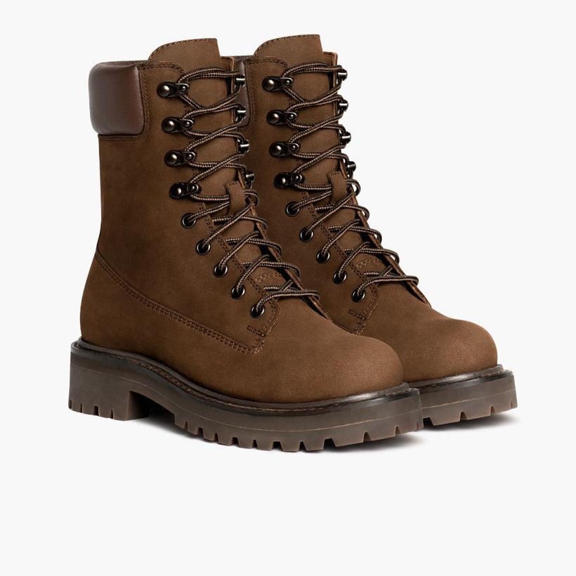 Explorer Tan Matte Leather Boots