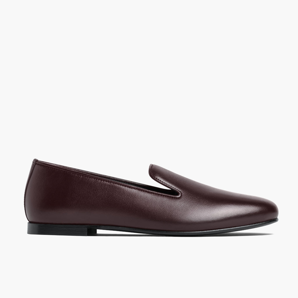Burgundy Full-Grain leather Boots - Goodyear Welt Construction & Front Toe Box Detail