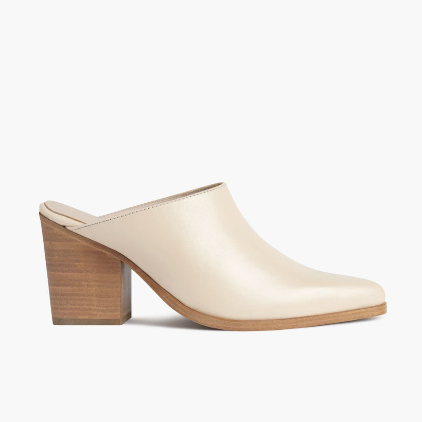 Summer Ivory Leather Boots