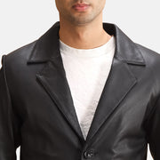 Authentic Sheepskin Leather with Semi-aniline Finish Grain Texture &amp; Heavy-Duty Seam Stitching Detail
