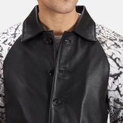 Authentic Sheepskin Dip &amp;Amp; Dye with Dip &amp; Dye Finish Grain Texture &amp; Heavy-Duty Seam Stitching Detail