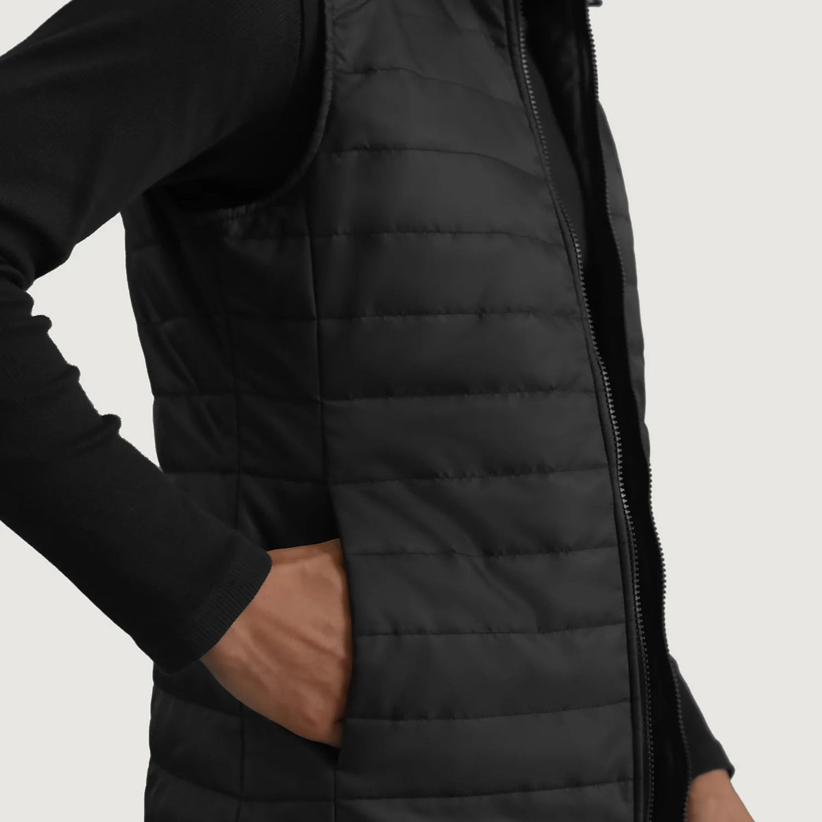 
Interior View Showing Quilted Viscose Lining & Dual Inside Utility Storage Pockets