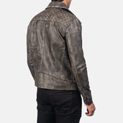 Danny Quilted Leather Biker Jacket – alternate product view 6