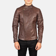 Faisor Mocha Biker Jacket – alternate product view 5