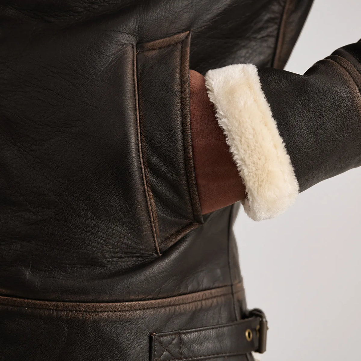 Francis B-3 Black Bomber Jacket – alternate product view 6