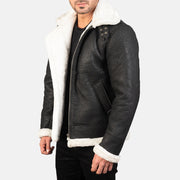 Francis B-3 Black Bomber Jacket – alternate product view 2