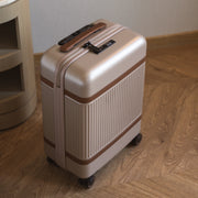 Classic 100% Full-Grain leather Goods - Back View Showing Tailored Shoulder Fit &amp; Clean Hemline