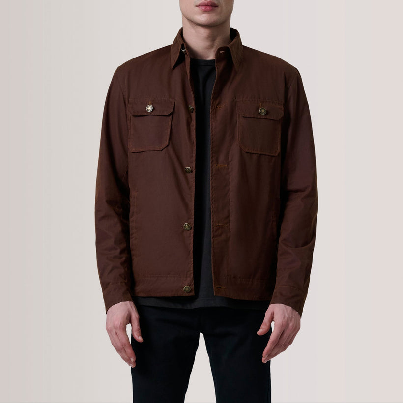 Irwin Brown Waxed Canvas Field Jacket