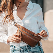 Toronto Full-Grain Leather Belt Bag – alternate product view 2