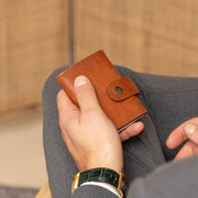 Larino Full-Grain Leather Card Holder – alternate product view 2