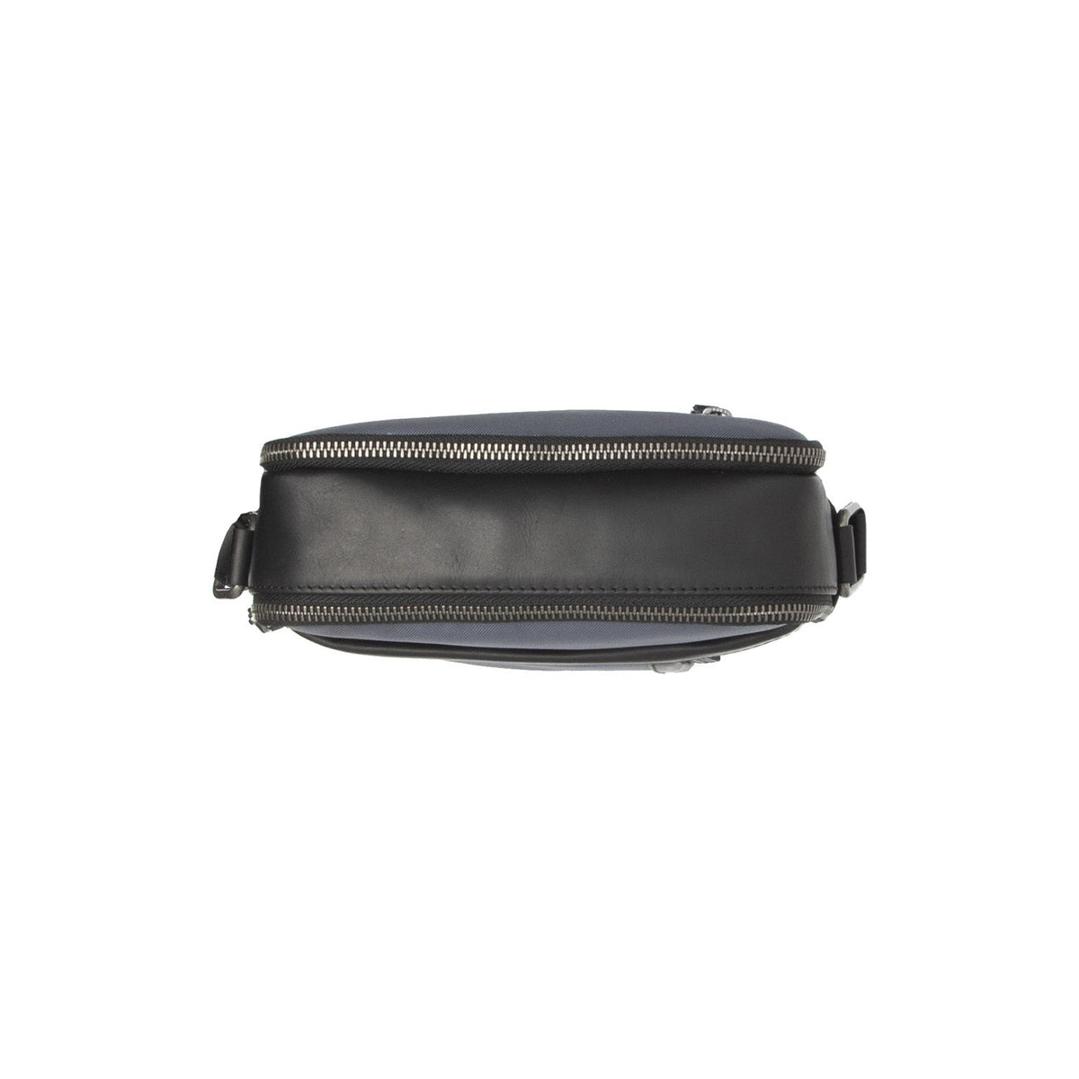 Arendal Full-Grain Leather Crossbody Bag - Structured Side Profile Showing Gusset Depth &amp; Expansion Capacity