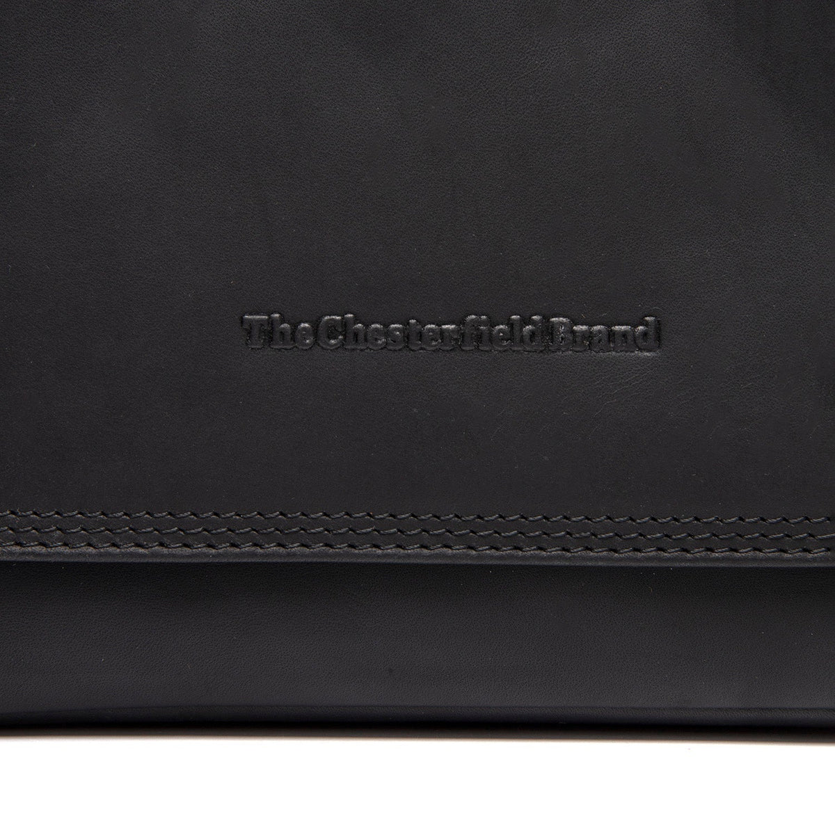 
Classic 100% Full-Grain leather Bag - Rear Perspective Showing Reinforced Leather Straps & Stitching