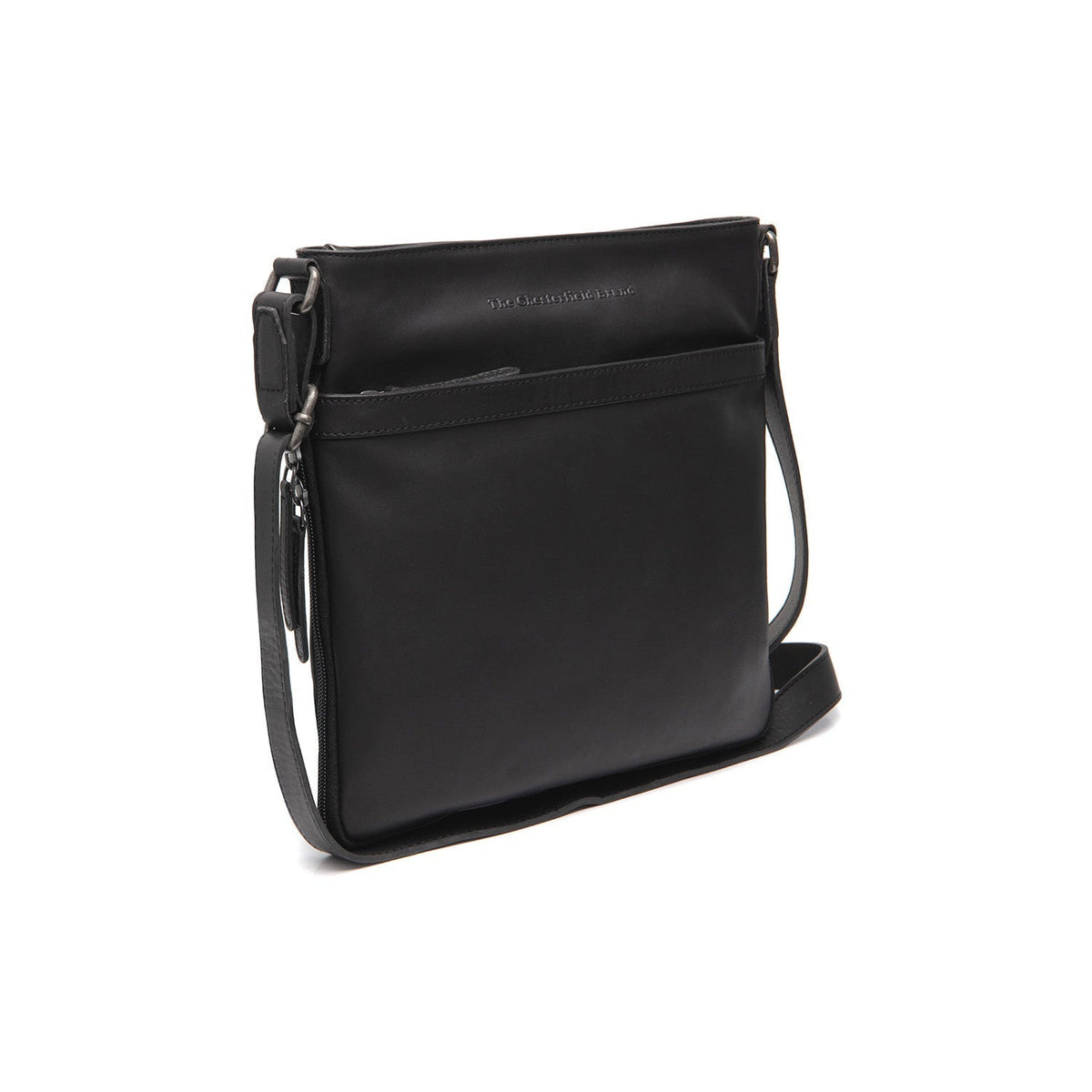 Mirea Full-Grain Leather Crossbody Bag in Classic 100% Full-Grain Leather - Full Exterior Front Profile View | Buy Online