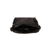 Solid Antique Brass Hardware &amp; Heavy-Duty Dual Zipper Detail on Raphael Full-Grain Leather Crossbody Bag