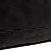 
Classic 100% Full-Grain leather Bag - Rear Perspective Showing Reinforced Leather Straps & Stitching