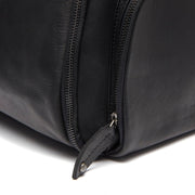 Leather Garment Bag Finlay - Lateral Side Profile View Showing Sleeve Cut &amp; Athletic Taper Fit