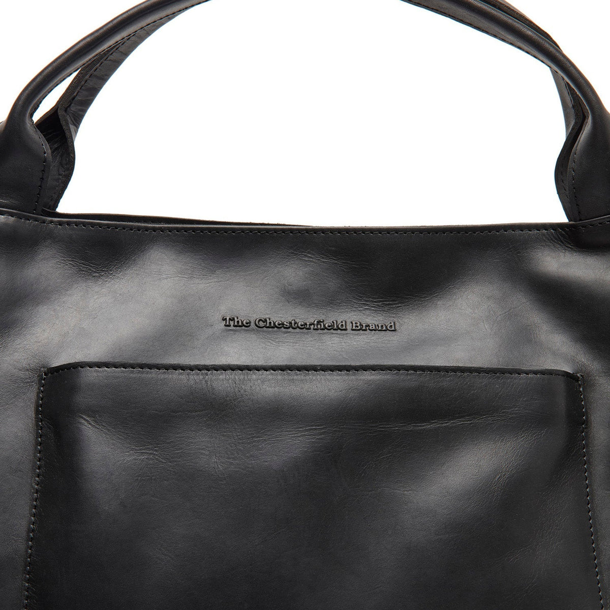Classic 100% Full-Grain leather Goods - Back View Showing Tailored Shoulder Fit &amp; Clean Hemline