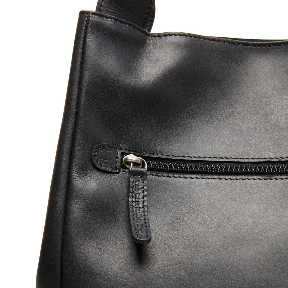 Fioline Full-Grain Leather Handbag - Lateral Side Profile View Showing Sleeve Cut &amp; Athletic Taper Fit