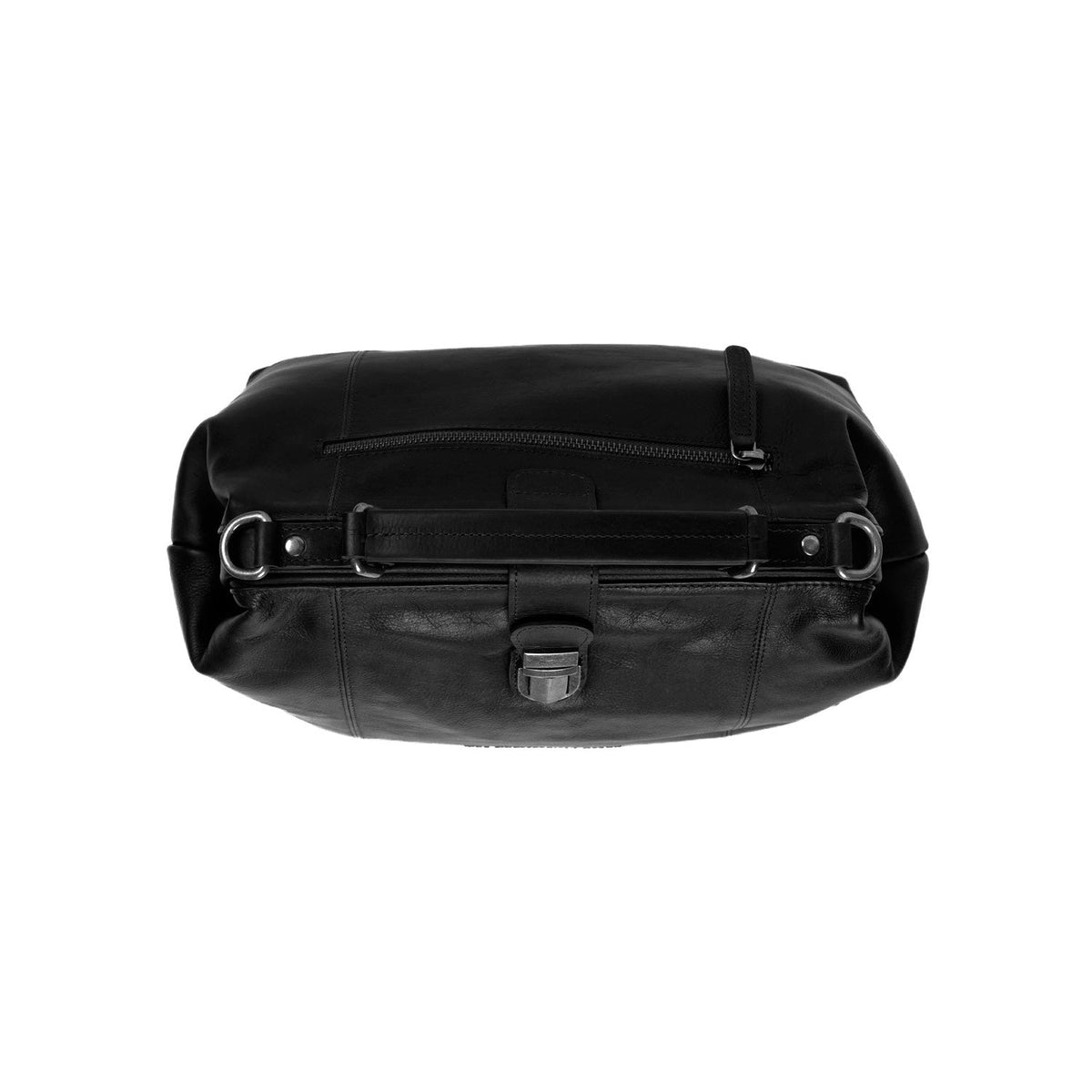 
Shaun Full-Grain Leather Handbag - Lateral Side Profile View Showing Sleeve Cut & Athletic Taper Fit