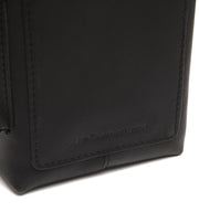 
Taiwan Full-Grain Leather Waiter Wallet Holster - Structured Side Profile Showing Gusset Depth & Expansion Capacity