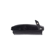 Tailored Rib Cuffs & Hem Craftsmanship Construction Detail on Torano Full-Grain Leather Key Case