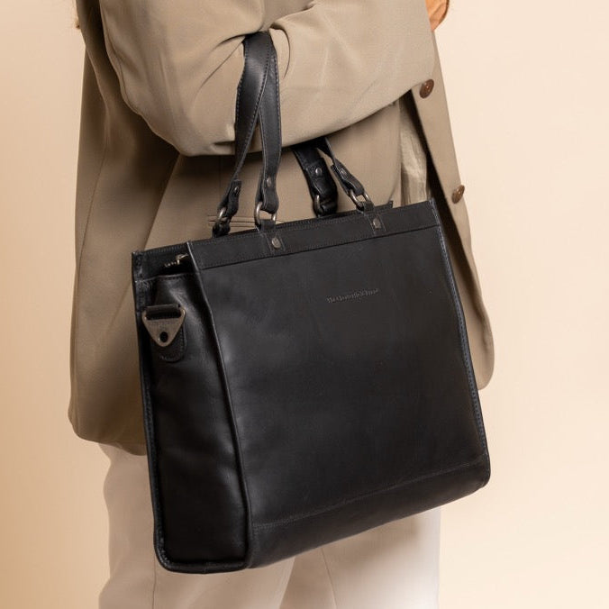 Manly Full-Grain Leather Laptop Bag