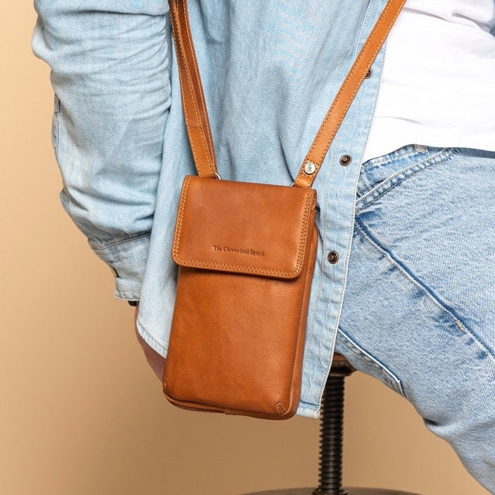Langley Full-Grain Leather Phone Bag – alternate product view 2