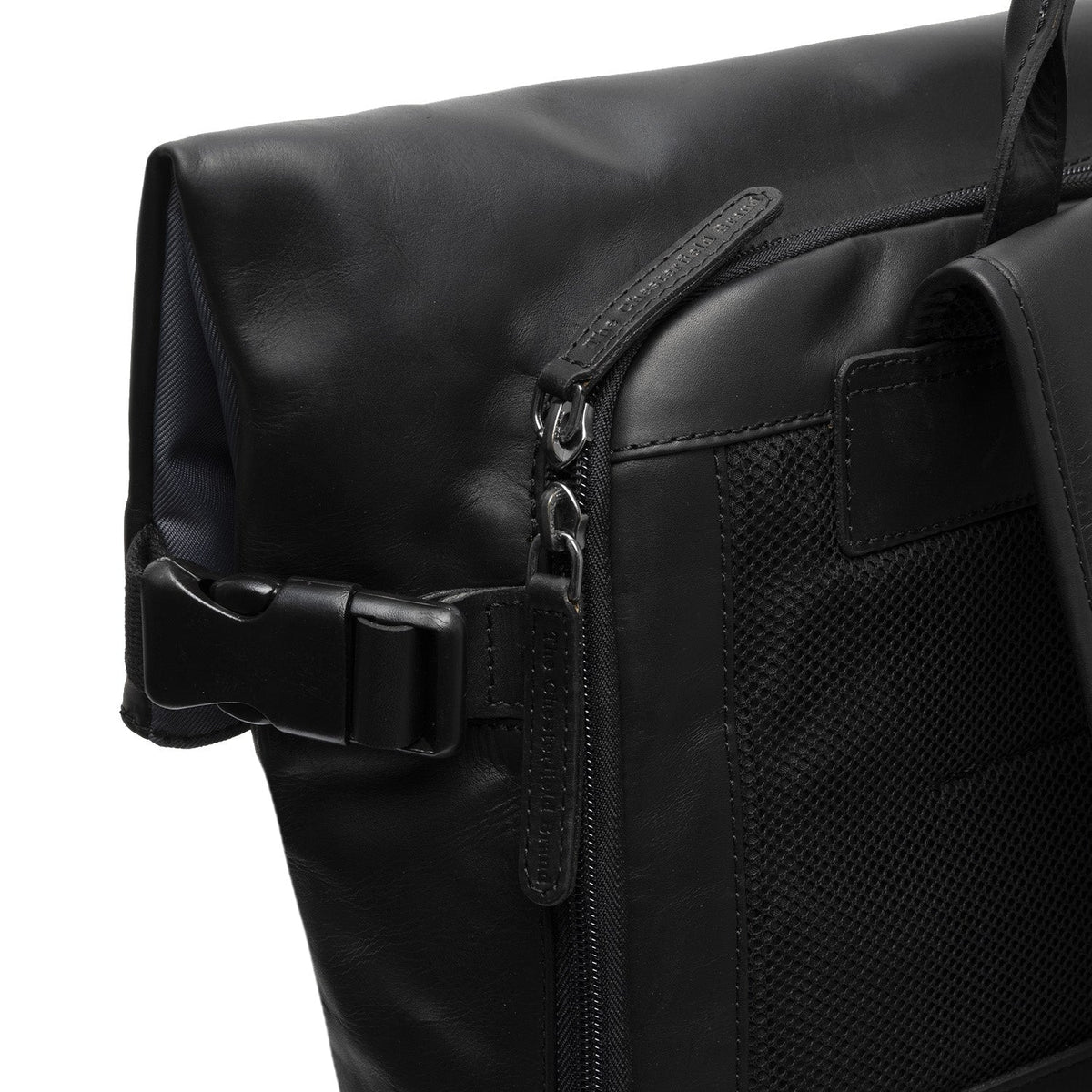 Bornholm Full-Grain Leather Roll-top Backpack – alternate product view 2