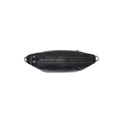 Solid Antique Brass Hardware &amp; Heavy-Duty Dual Zipper Detail on Moneva Full-Grain Leather Shoulder Bag