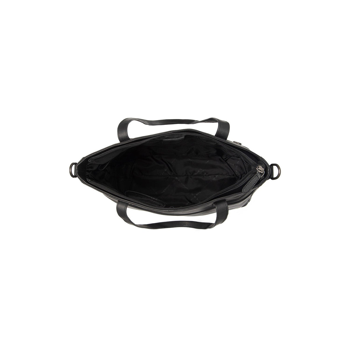 
Interior View Showing Dedicated Padded Laptop Sleeve & Multi-Compartment Organization