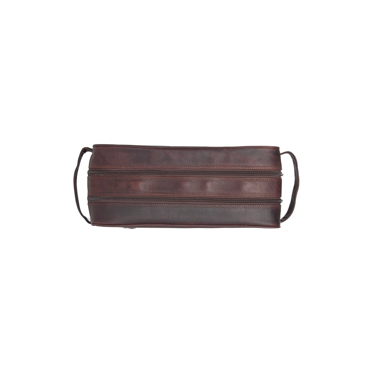 Brown Leather Toiletry Bag Stefan, detail view 3
