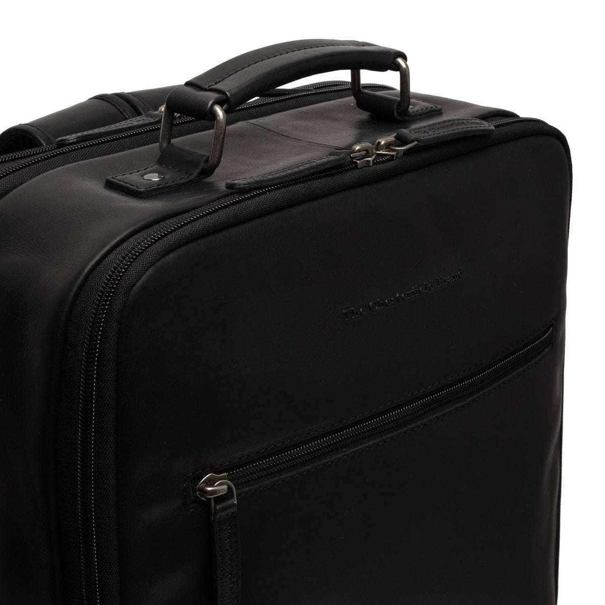 Interior View Showing Dedicated Padded Laptop Sleeve & Multi-Compartment Organization