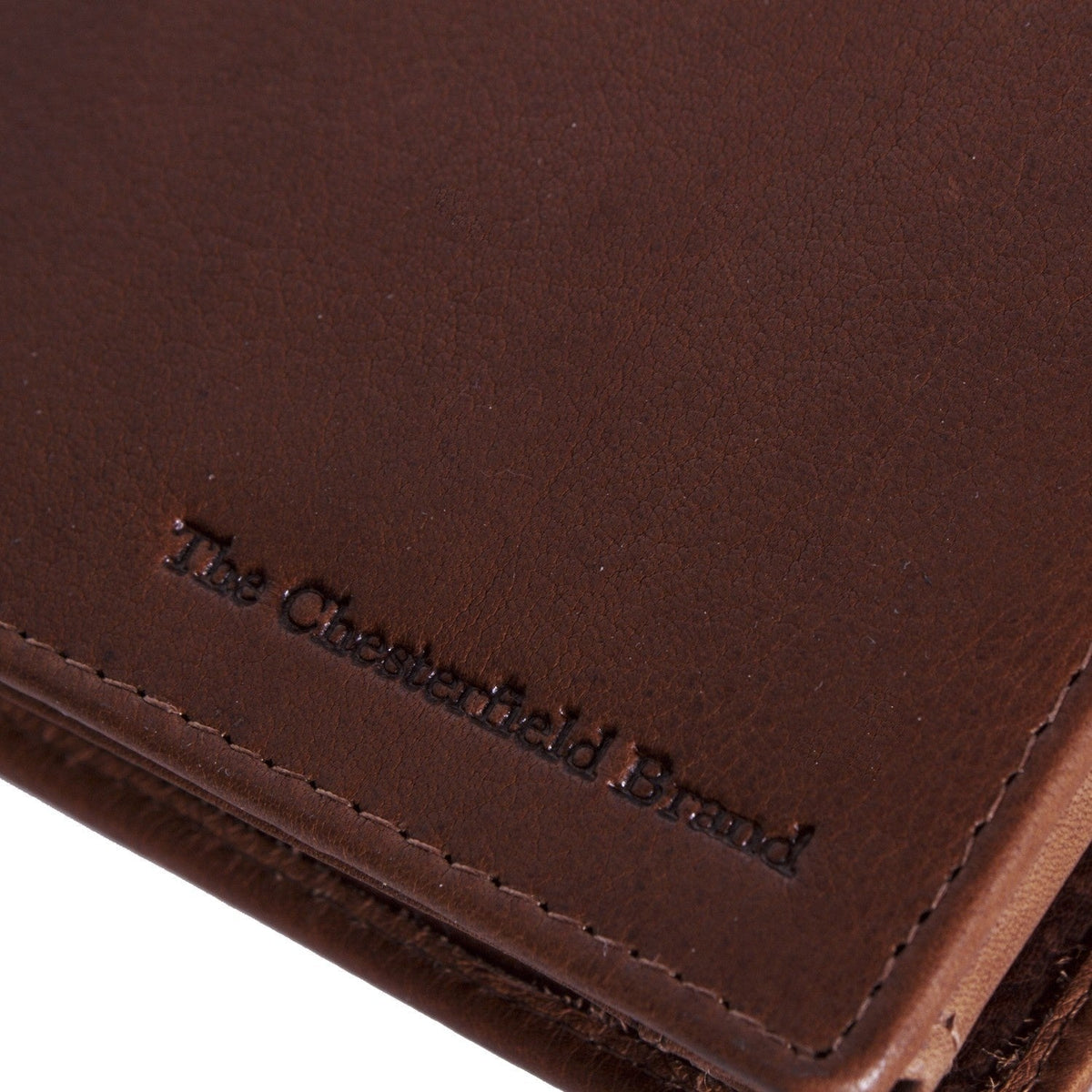 
Cognac Leather Wallet Marion, detail view 3