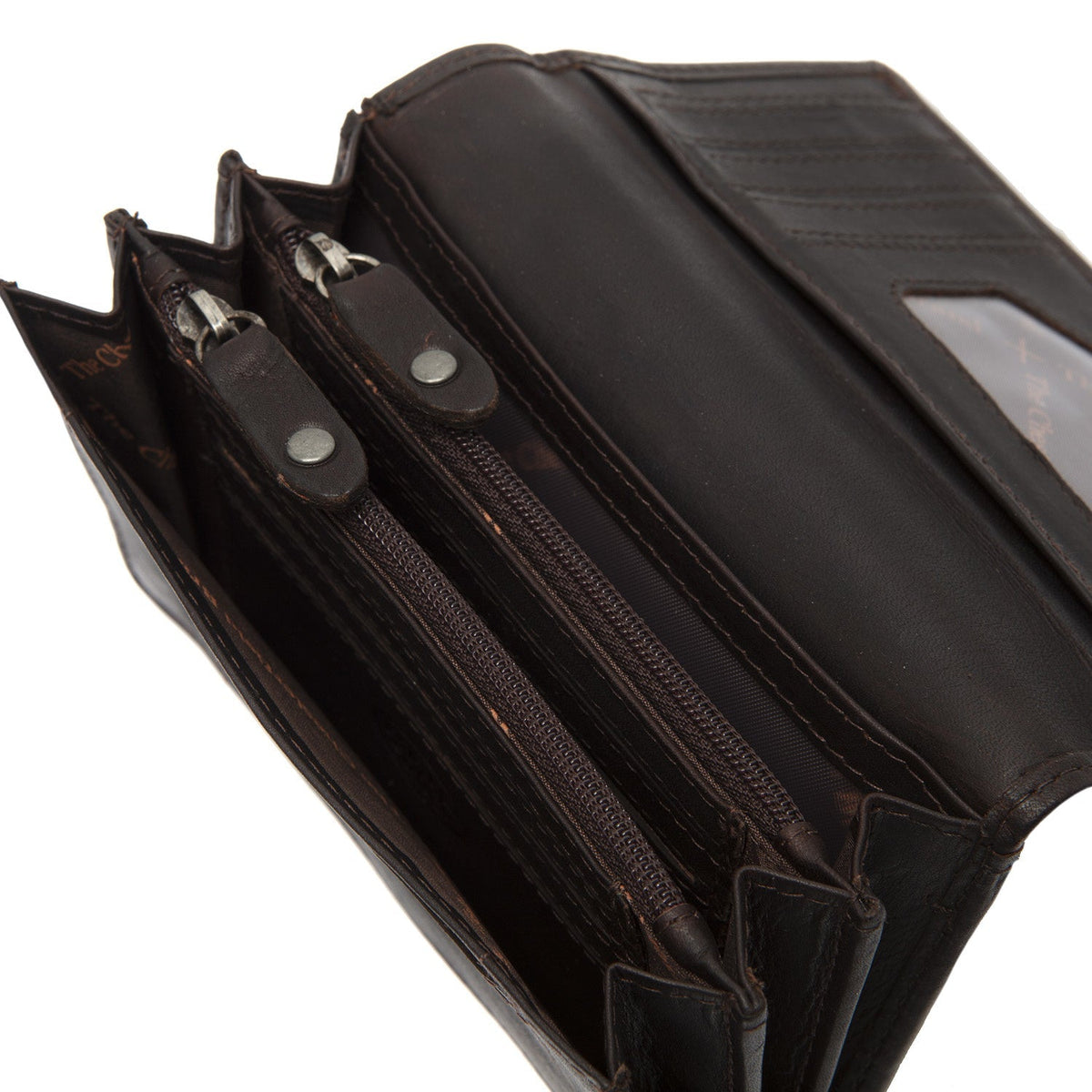 Salzburg Full-Grain Leather Wallet - Structured Side Profile Showing Gusset Depth &amp; Expansion Capacity