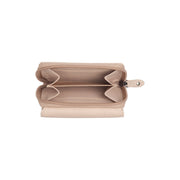 Solid Antique Brass Hardware &amp; Heavy-Duty Dual Zipper Detail on Zelan Full-Grain Leather Wallet