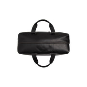 
Solid Antique Brass Hardware & Heavy-Duty Dual Zipper Detail on Conor Full-Grain Leather Weekender Bag