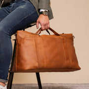 Mark Full-Grain Leather Weekender Bag – alternate product view 2