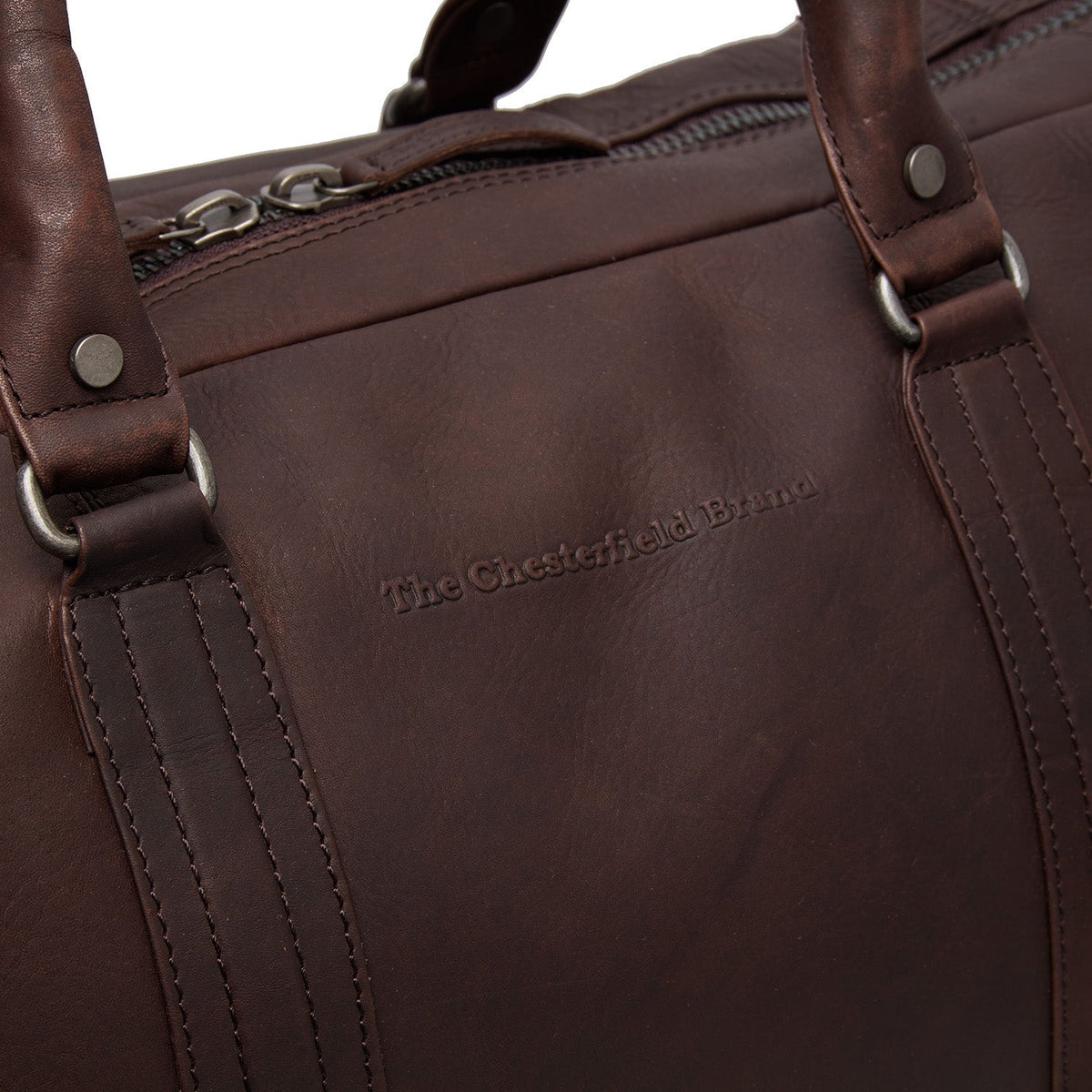 Melbourne Full-Grain Leather Weekender Bag – alternate product view 3