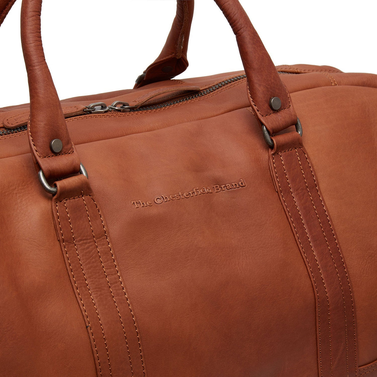 Melbourne Full-Grain Leather Weekender Bag – alternate product view 3