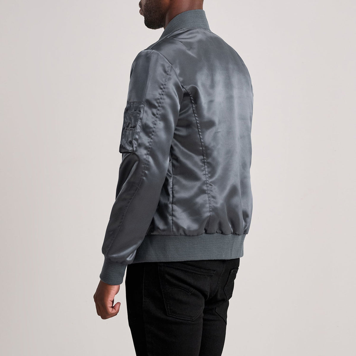 
Authentic Satin Grain Texture & Heavy-Duty Seam Stitching Detail