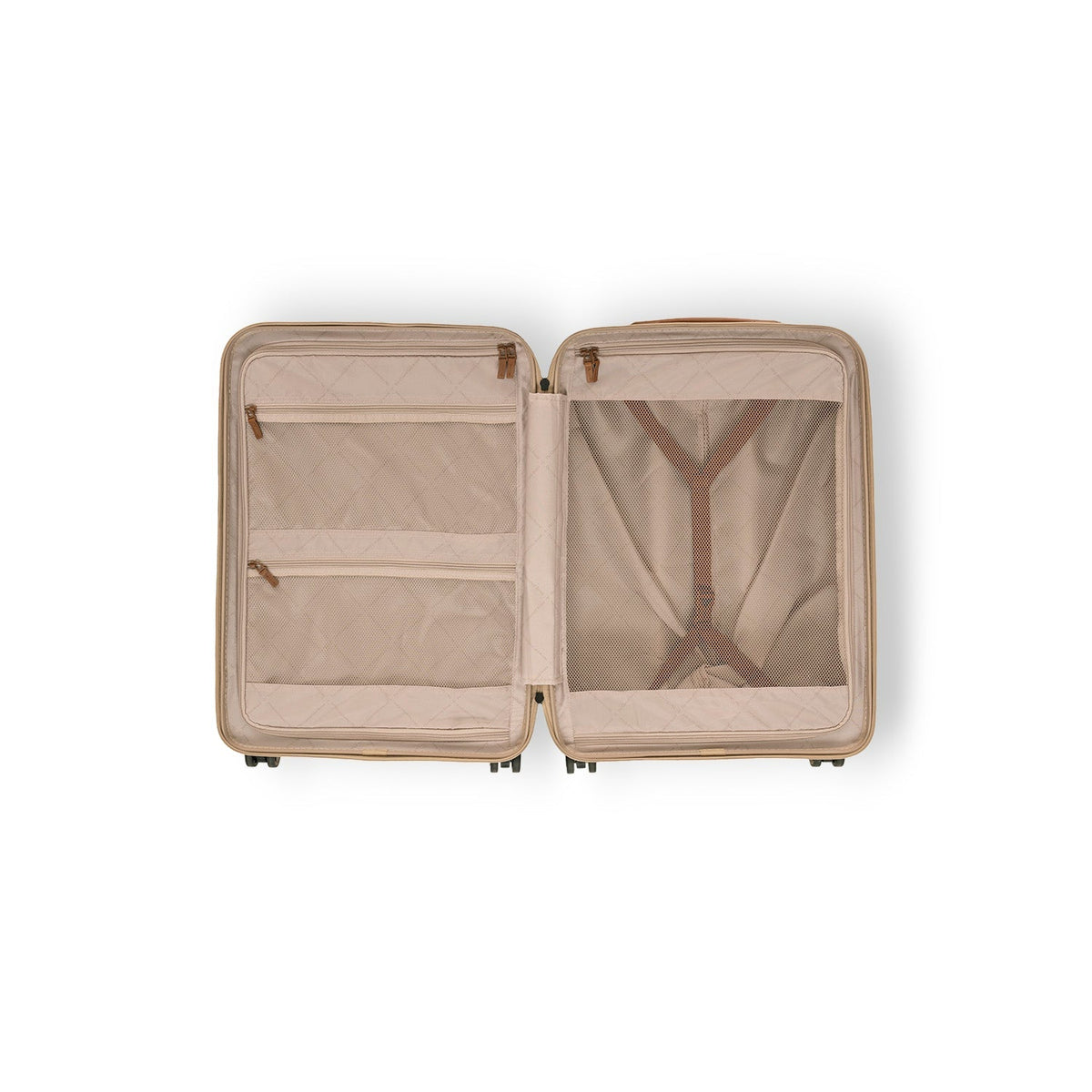 
Interior View Showing Quilted Viscose Lining & Dual Inside Utility Storage Pockets